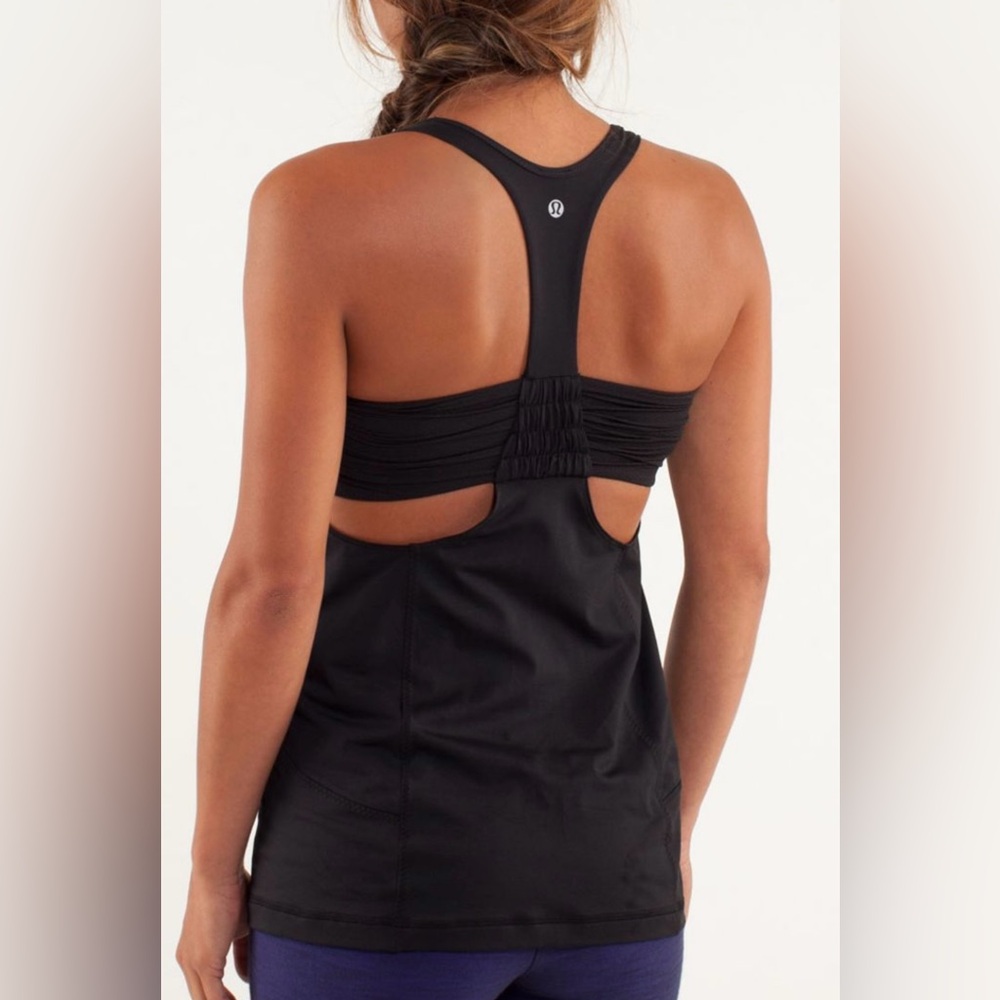 Lululemon Turbo Tank in Black, Size 4, Athleisure, Athletic, Yoga, Running